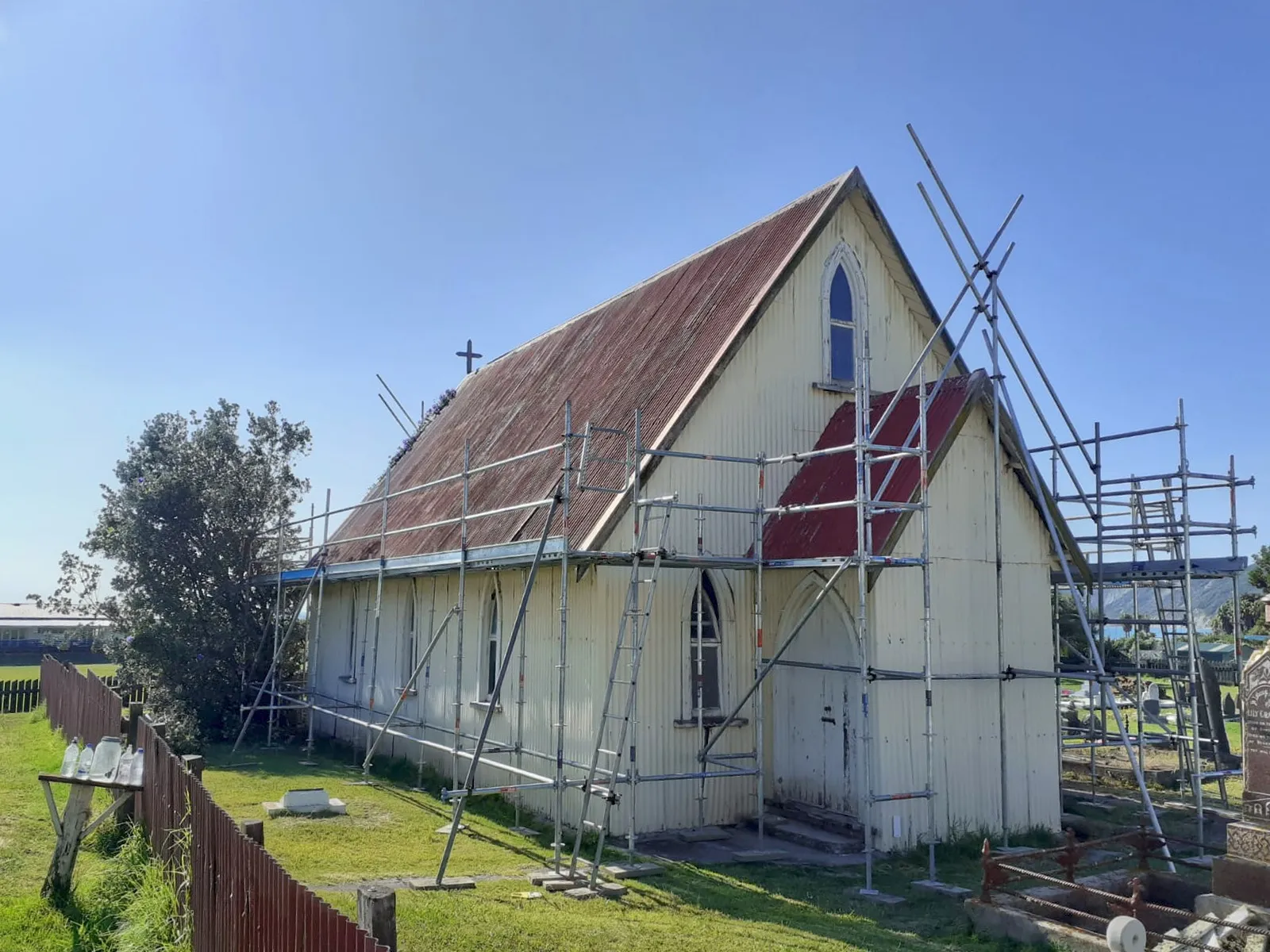 Tokomaru bay Church Before